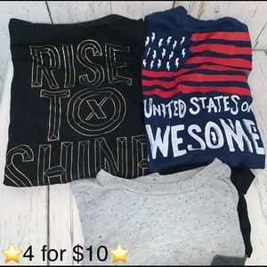 ⭐️4 for $10⭐️Boys Shirt Bundle